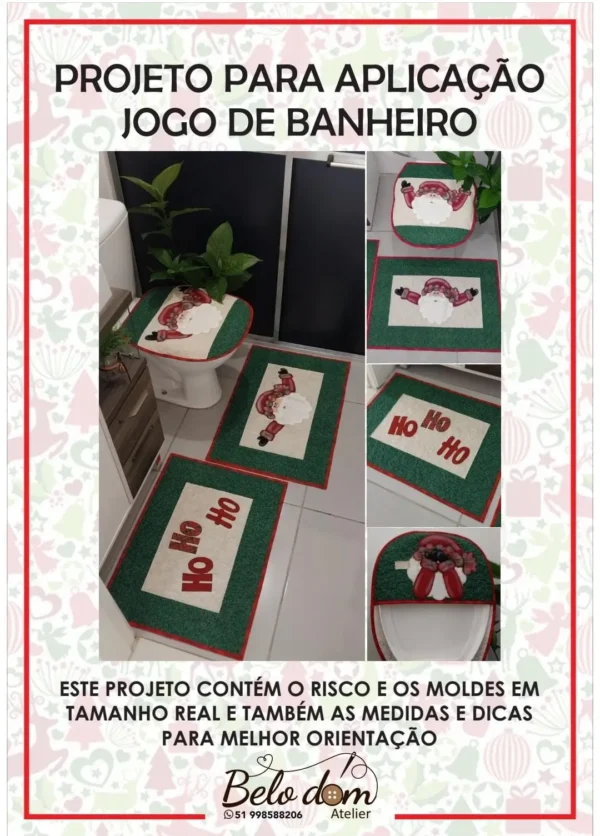 Projeto para Aplicação Jogo de Banheiro Noel