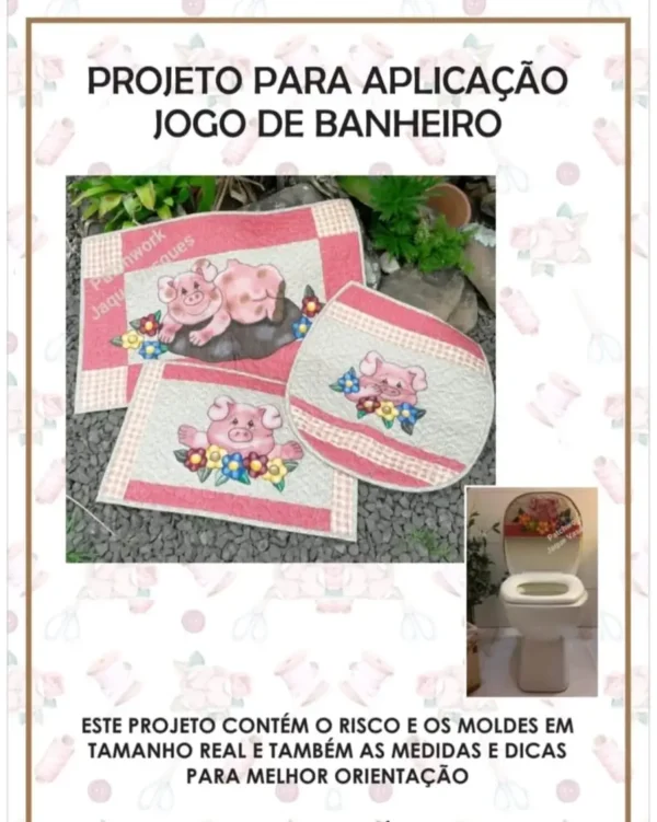 Projeto para Aplicação Jogo de Banheiro Porco